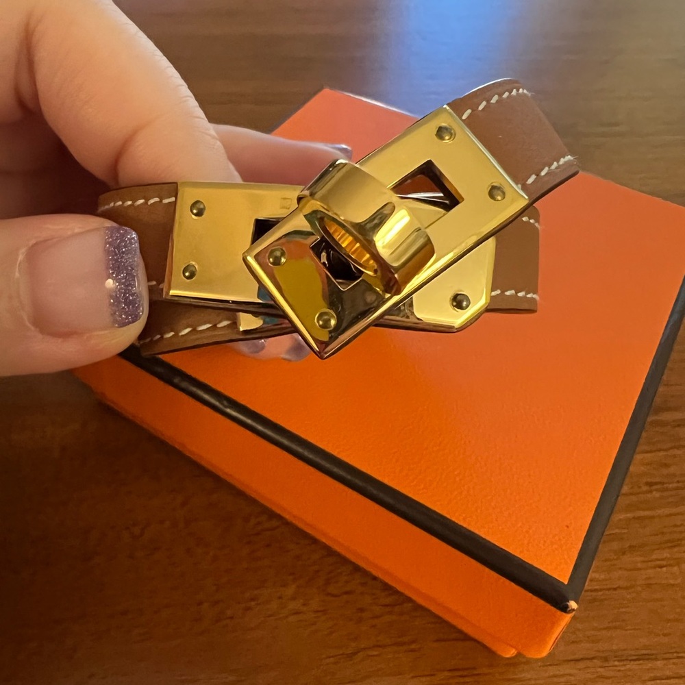 Hermes Kelly leather Bracelet